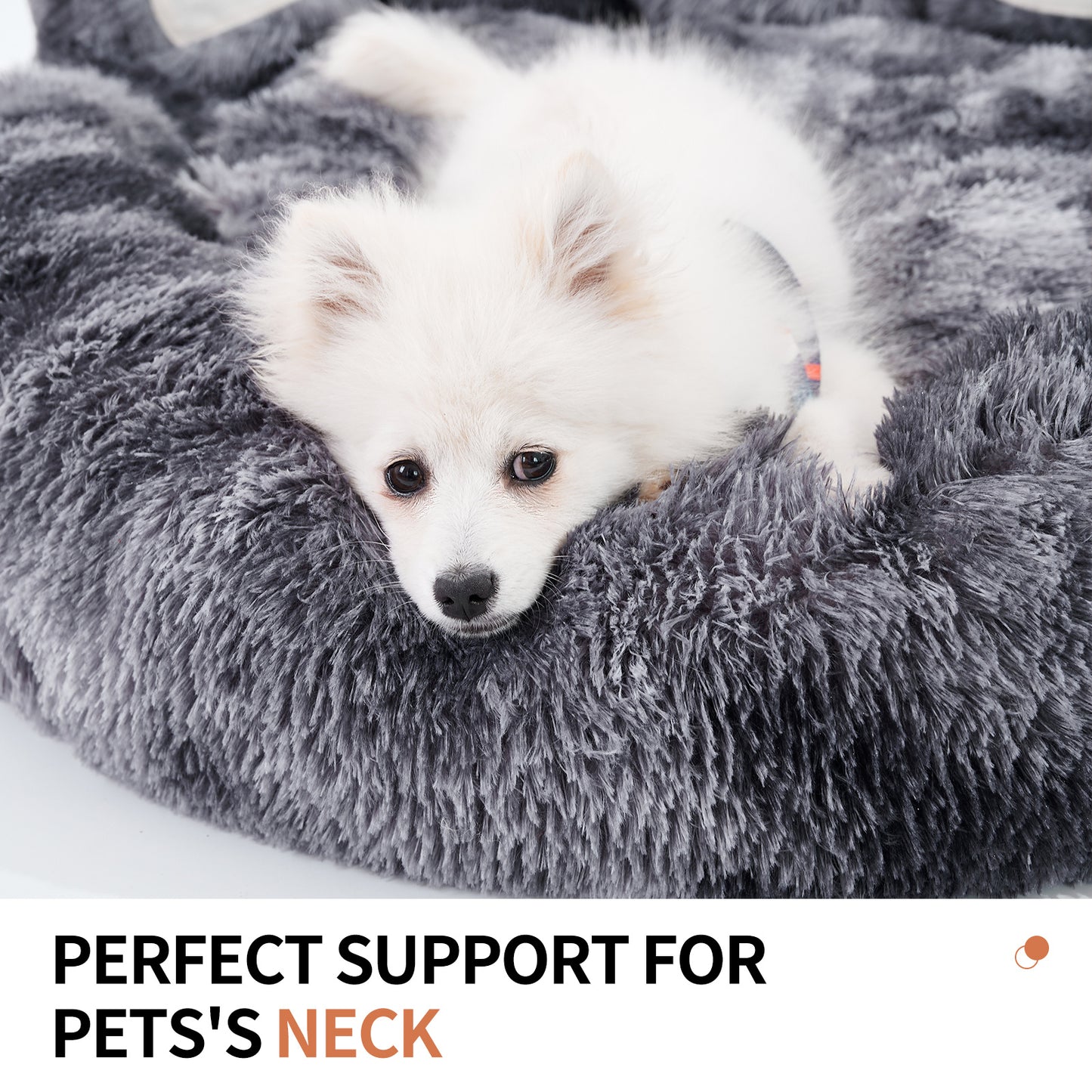 Bear Paw Dog Bed – Cozy Plush Pet Bed for Small & Medium Dogs and Indoor Cats