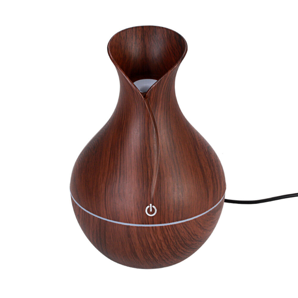 LED Ultrasonic Aroma Humidifier Essential Oil Diffuser - 7-Color LED Lights, Aromatherapy Air Purifier, Compact USB Diffuser for Home, Office, Yoga, and Relaxation
