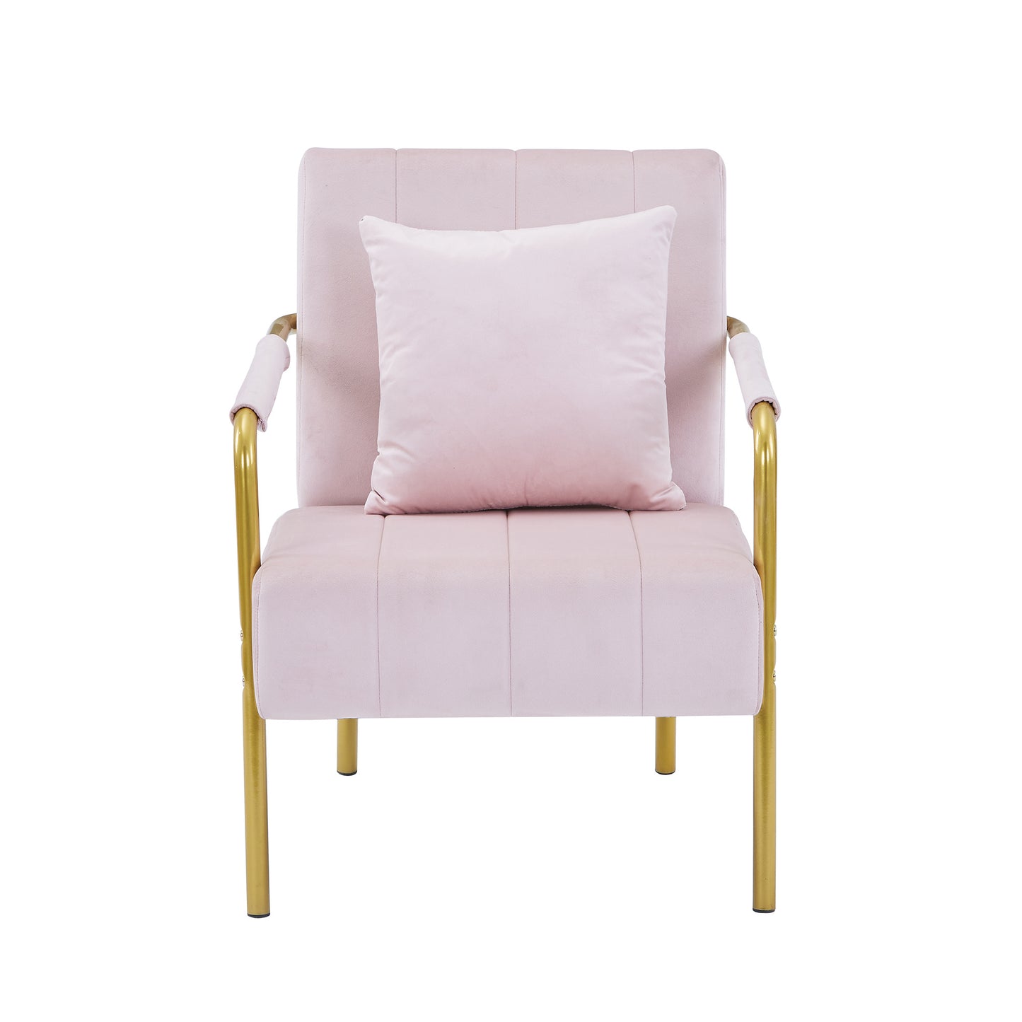 Modern Velvet Accent Chair for Living Room – High Backrest, Solid Wood Frame, Easy Assembly