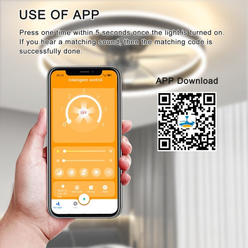 Ceiling Fan with Lighted Dimmable LEDs – Remote Control | TrendyNest Collective