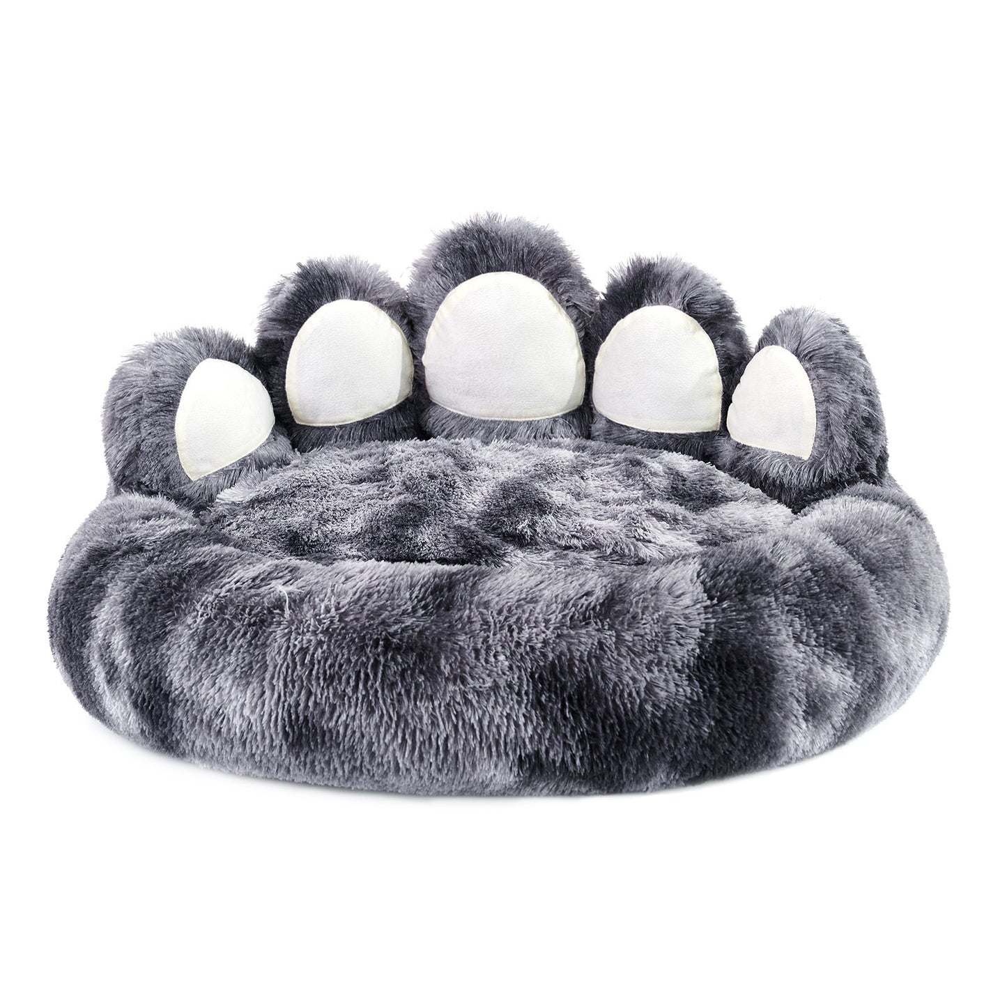 Bear Paw Dog Bed – Cozy Plush Pet Bed for Small & Medium Dogs and Indoor Cats