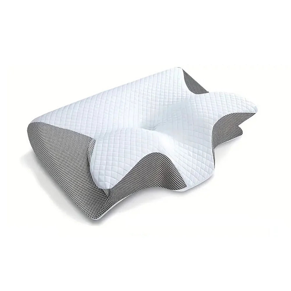 Ergonomic Memory Foam Neck Pillow – Contoured Support for Neck Pain Relief