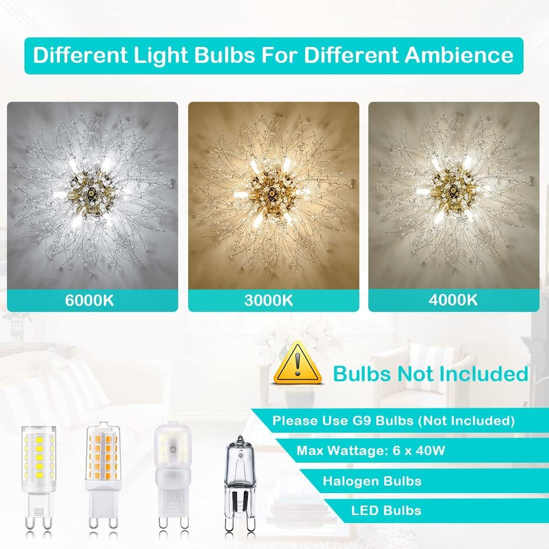 Crystal Recessed Chandelier