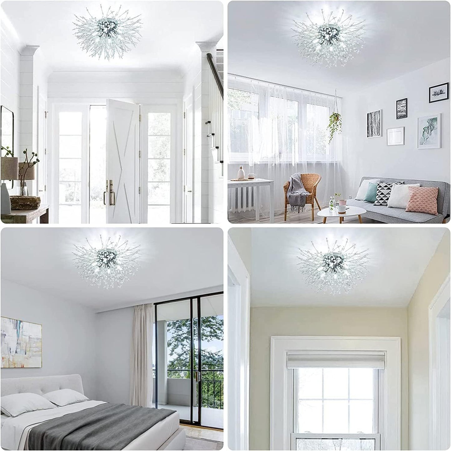 Crystal Recessed Chandelier