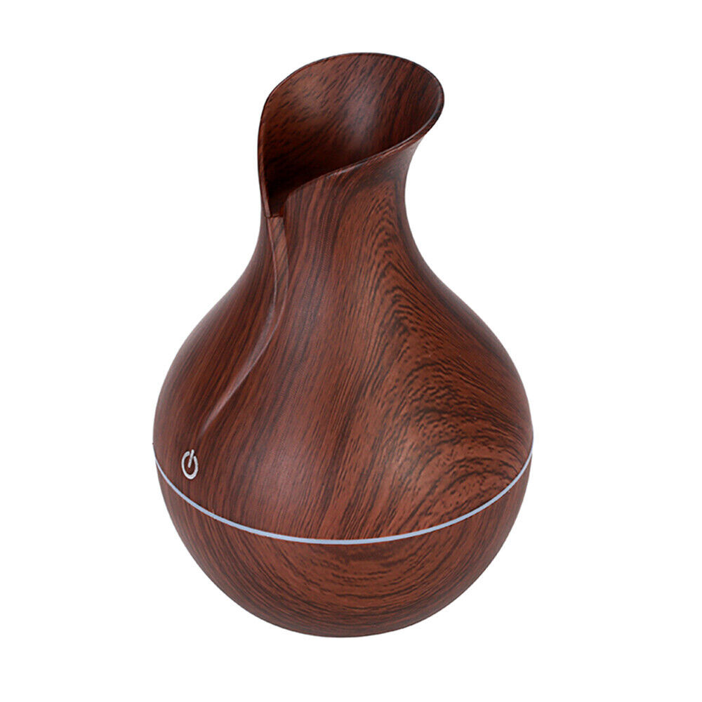 LED Ultrasonic Aroma Humidifier Essential Oil Diffuser - 7-Color LED Lights, Aromatherapy Air Purifier, Compact USB Diffuser for Home, Office, Yoga, and Relaxation