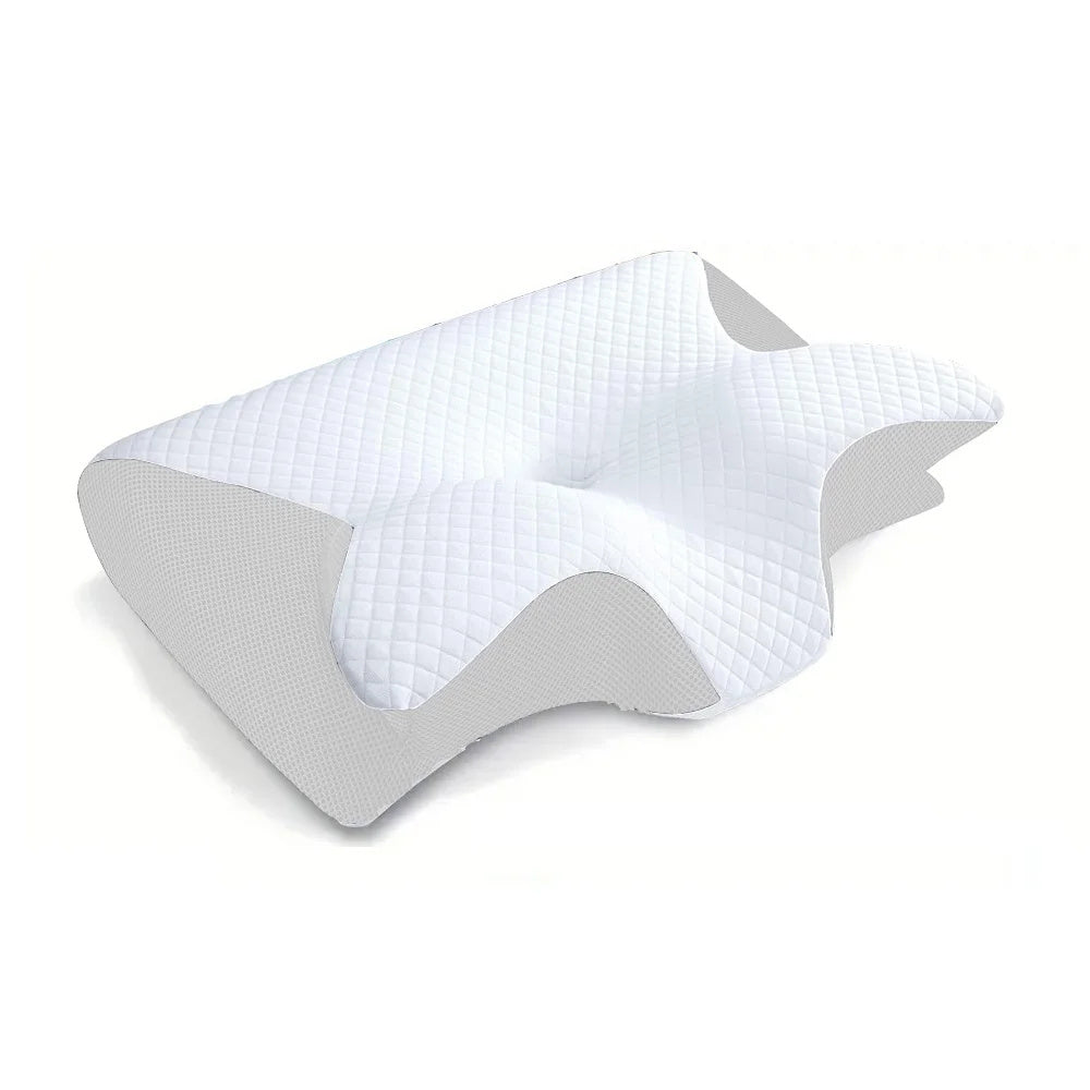 Ergonomic Memory Foam Neck Pillow – Contoured Support for Neck Pain Relief