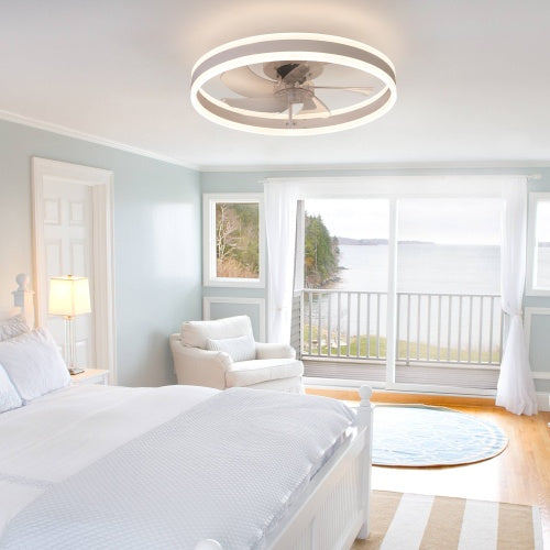 Ceiling Fan with Lighted Dimmable LEDs – Remote Control | TrendyNest Collective