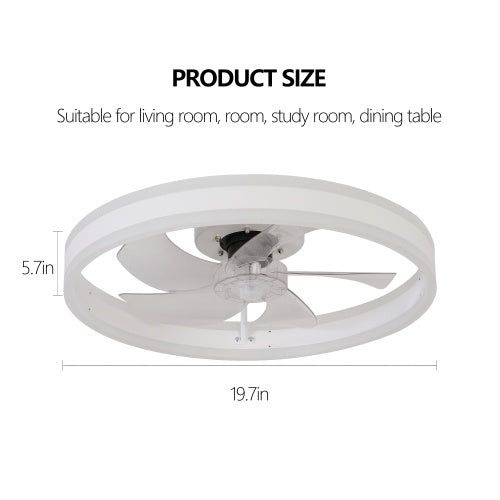 Ceiling Fan with Lighted Dimmable LEDs – Remote Control | TrendyNest Collective