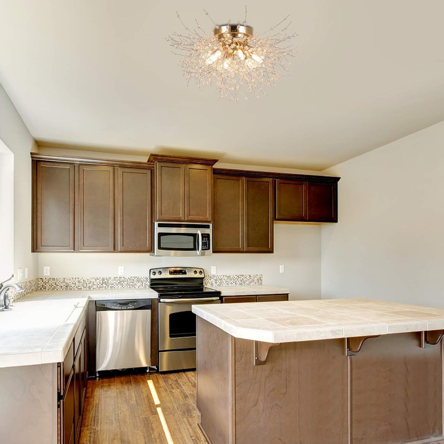Crystal Recessed Chandelier