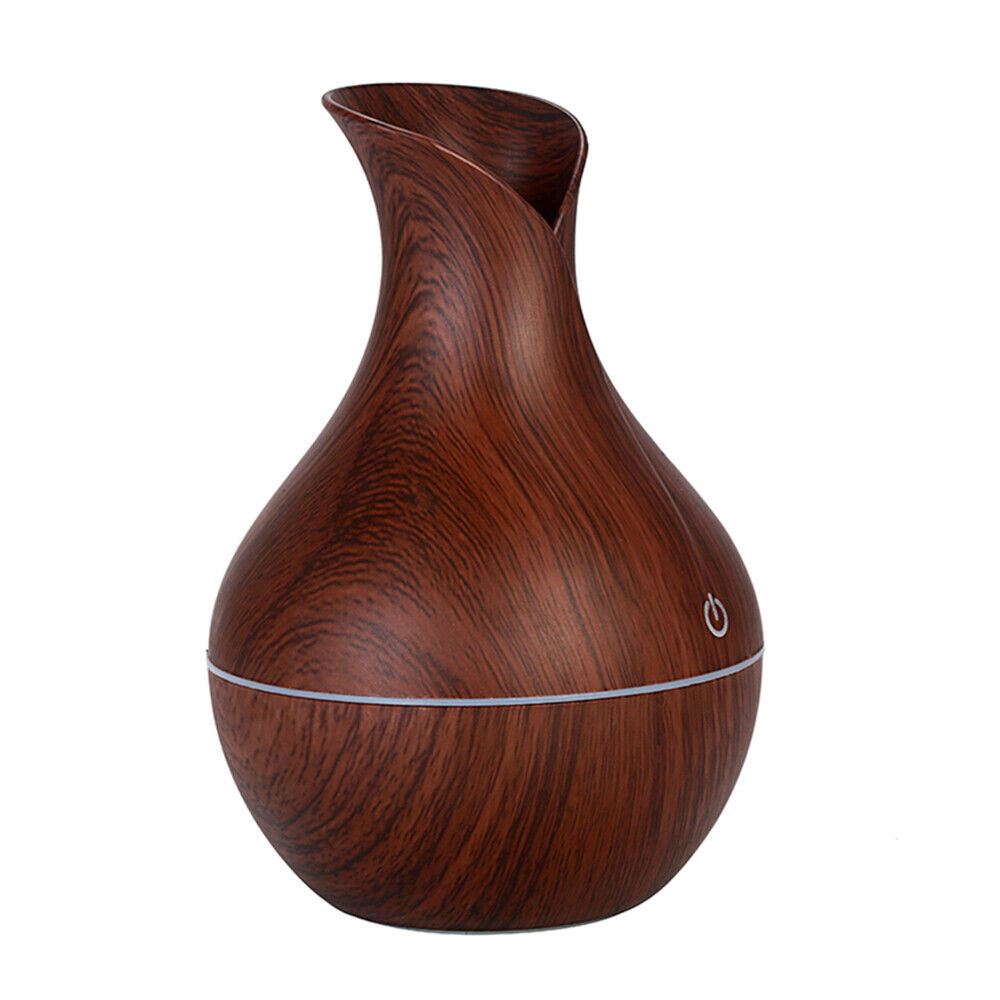 LED Ultrasonic Aroma Humidifier Essential Oil Diffuser - 7-Color LED Lights, Aromatherapy Air Purifier, Compact USB Diffuser for Home, Office, Yoga, and Relaxation