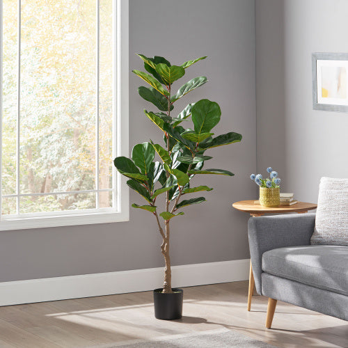 59' Artificial Fiddle Leaf Fig Tree – Bold Greenery, Zero Maintenance