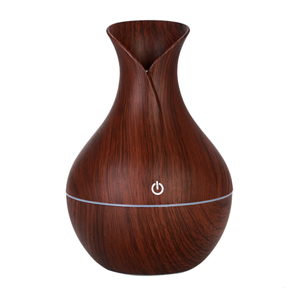 LED Ultrasonic Aroma Humidifier Essential Oil Diffuser - 7-Color LED Lights, Aromatherapy Air Purifier, Compact USB Diffuser for Home, Office, Yoga, and Relaxation