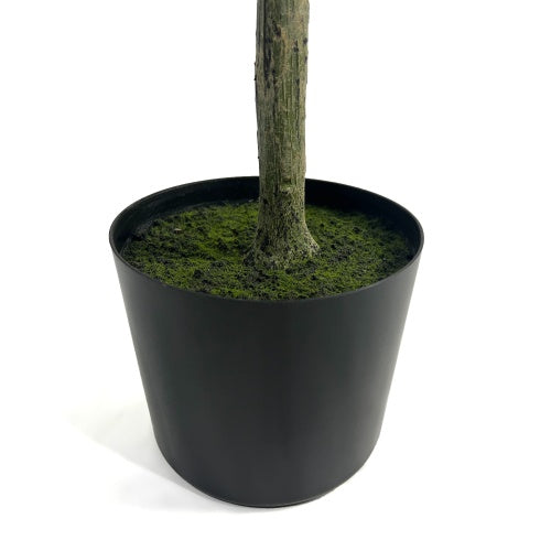 59" Artificial Olive Tree – Pre-Potted Modern Greenery for Any Room