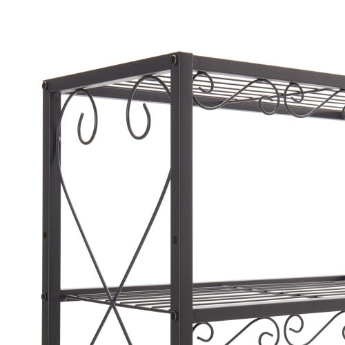 Queen Storage Headboard and 2 Nightstands – Antique Brown