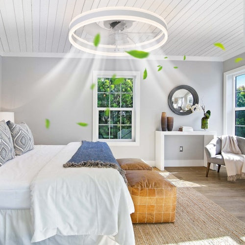 Ceiling Fan with Lighted Dimmable LEDs – Remote Control | TrendyNest Collective