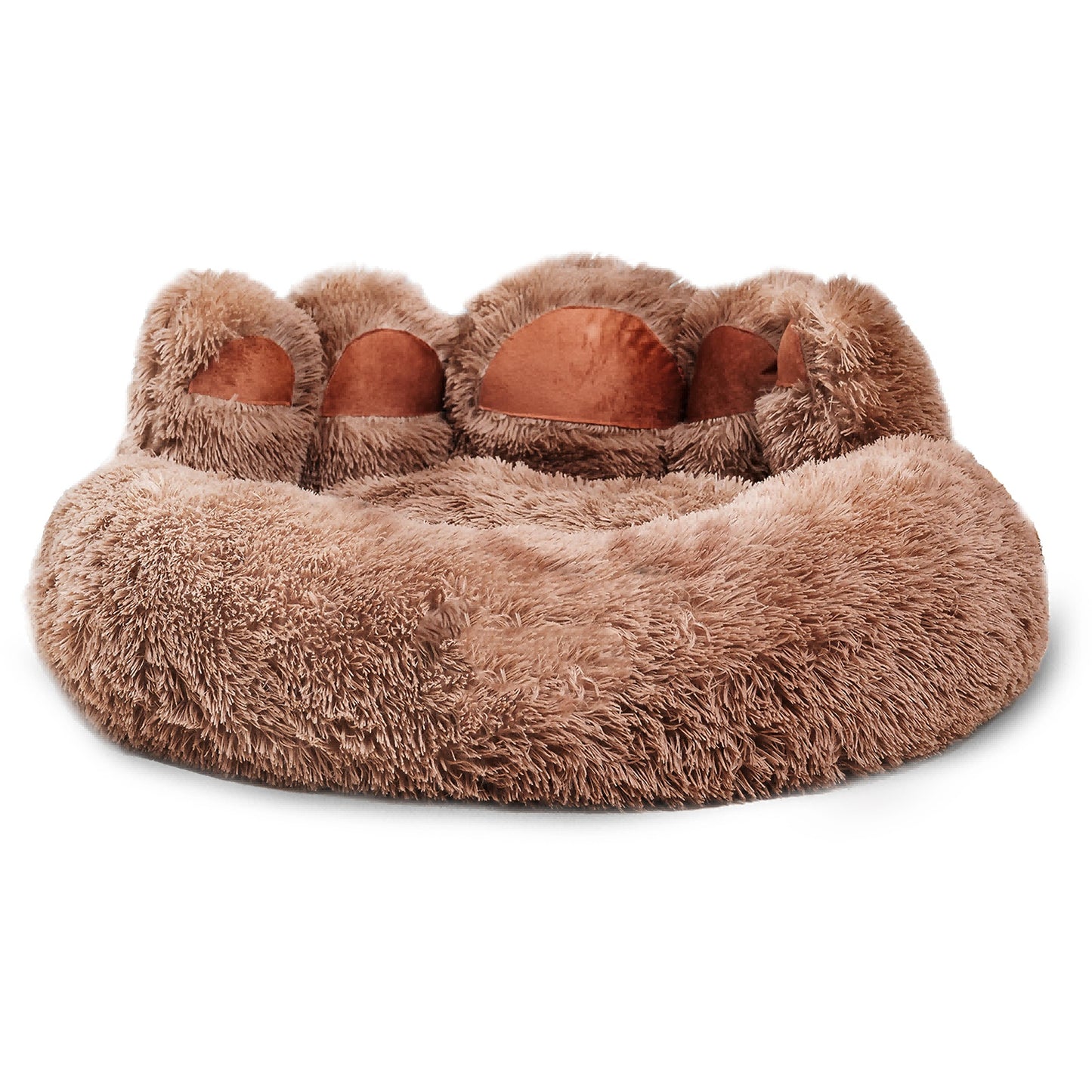 Bear Paw Dog Bed – Cozy Plush Pet Bed for Small & Medium Dogs and Indoor Cats