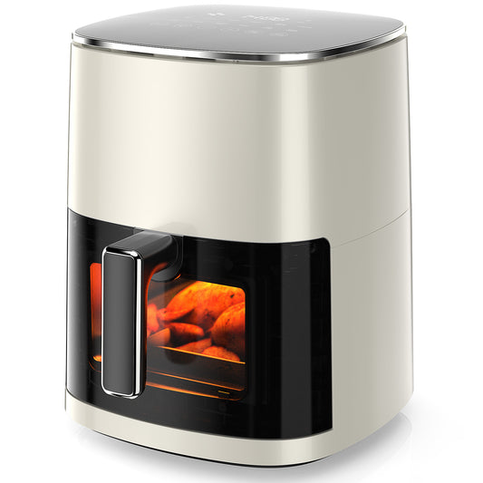 OLIXIS 6QT Air Fryer with Viewing Window – 12-in-1 Multifunctional Air Fry, Roast, Bake, Dehydrate, & Steam
