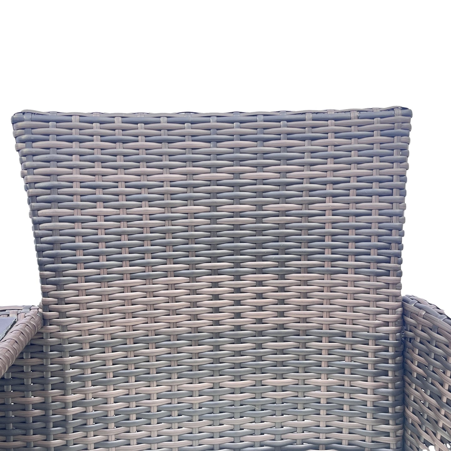 Wicker Patio Conversation Furniture Set – Blue & Brown | TrendyNest Collective