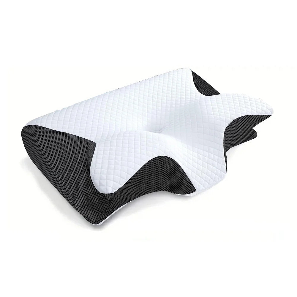 Ergonomic Memory Foam Neck Pillow – Contoured Support for Neck Pain Relief