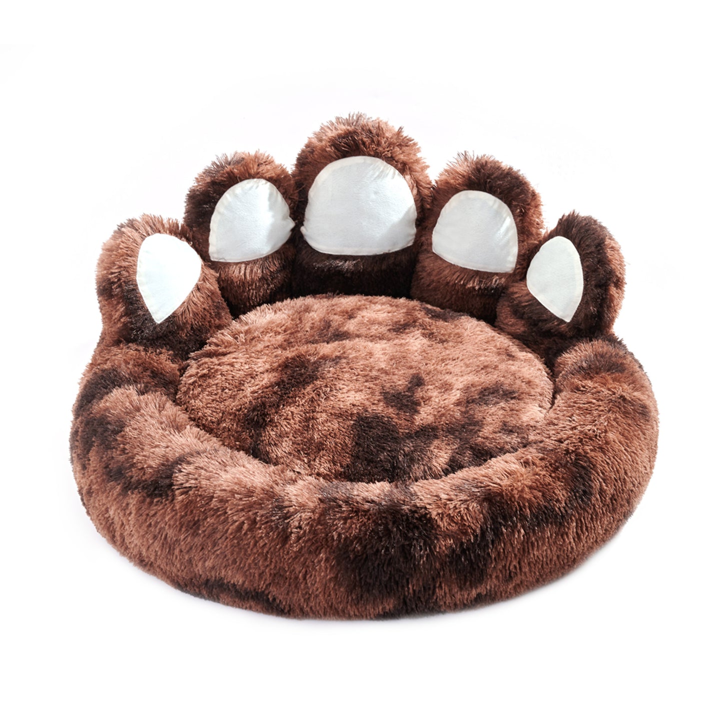 Bear Paw Dog Bed – Cozy Plush Pet Bed for Small & Medium Dogs and Indoor Cats